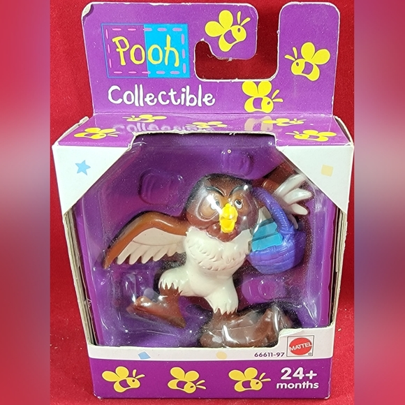Pooh collectible wise owl figure (nib) Brand new wise owl figure - Picture 2 of 7